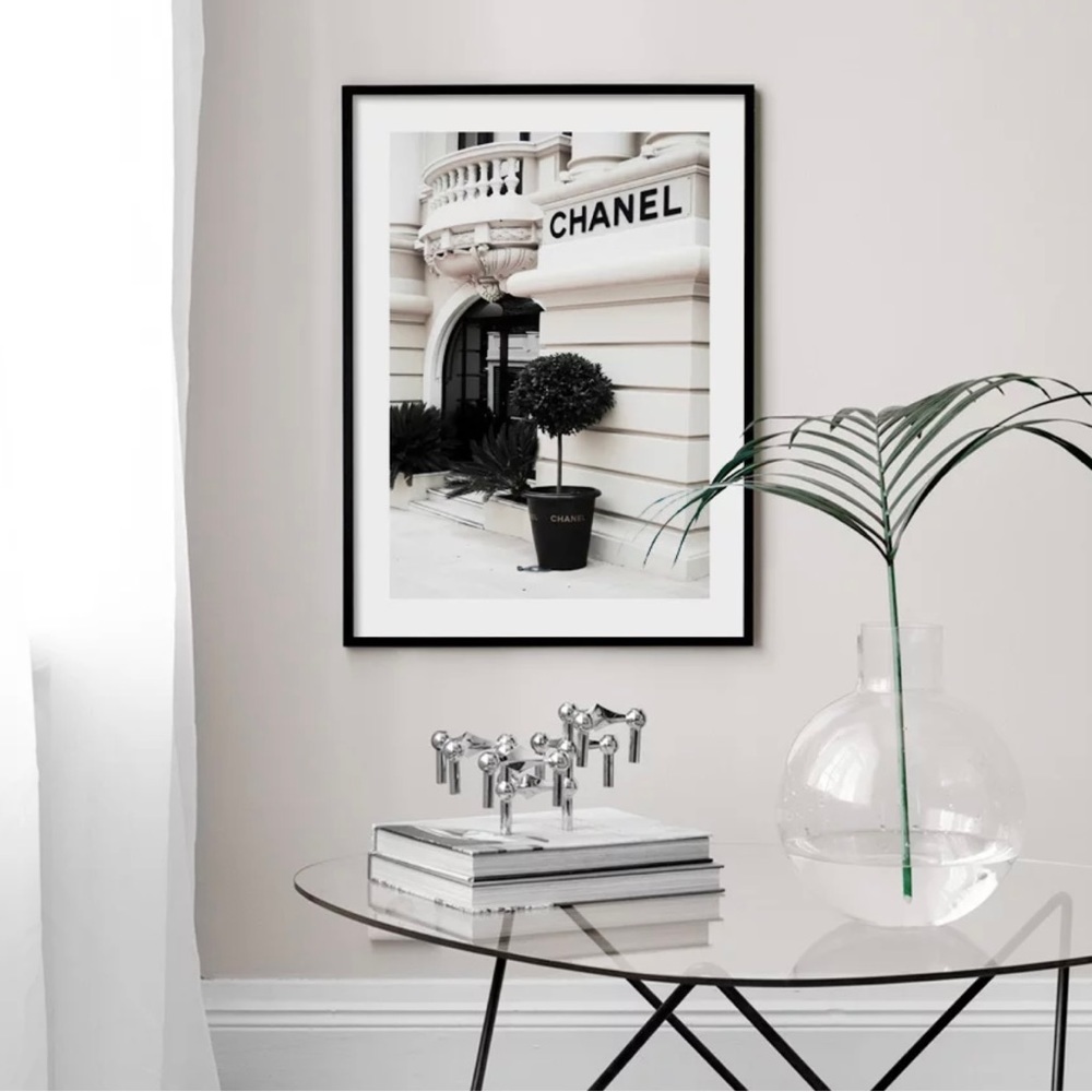 SET 2 Coco Chanel Fashion Luxury Paris Street Store Window Shop print collection - Picture 6 of 7